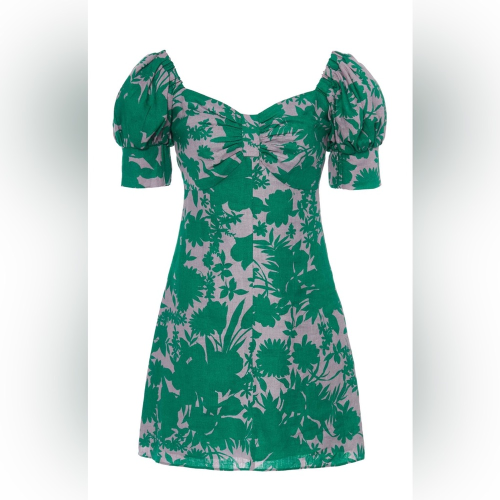 Alexis Pilou floral off shoulder dress